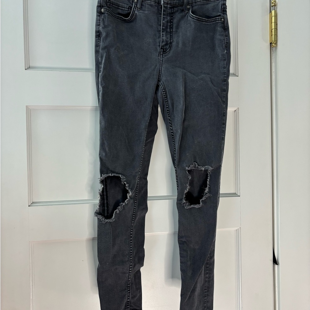 Free People Gray Women Jeans